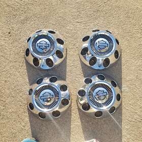 8c34-1a096-aa Ford Set 4 Harley Davidson F150 Wheel Center Caps Hubcap 8c34 F250 F350 08 09 10