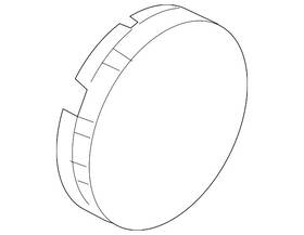 Ae5z1130a Ford Genuine Center Cap