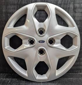 Be831130ae Ford Fiesta Hubcap 7054 Oem 15 Inch 8 Spoke Silver Wheel Cover 2011 2012 2013