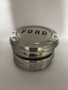 C3tz-1130-a Ford Bottle Cap Hubcaps Set Of 4 Dog Dish F100 70s 60s Truck 8 Inch Clip