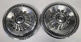 C50z-130-a Ford 2 1965-66 Fairlane 14inch Stainless Steel Hub Caps Oem Fomoco