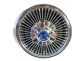 C6az-1130-l Ford Pass. Car Wire 15 Inch Hubcap Wheel Cover 1966 1967 Tri Bar Spinner Nice