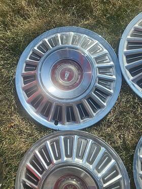 C7aa-aa30-d Ford 1967-72 Galaxy 500 F100 Truck Van Big Block Hubcaps 15 Inch Wheel Rare 4 Caps