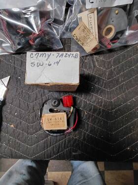 C7my-7a247-b Ford Nos 1967 Full Size Mercury Neutral Safety Switch Without Tilt