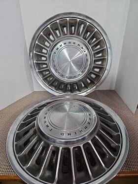 C7sa-1130-d2 Ford C7sa-1130d2 2 Thunderbird Wheel Hub Cap Covers 1966