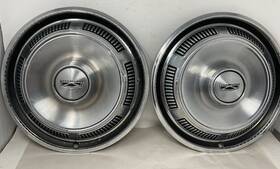 C9oz1130b Ford 1969-1971 Torino Fairlane Falcon 14 Inch Hubcap Wheel Covers Vintage Set Of 2