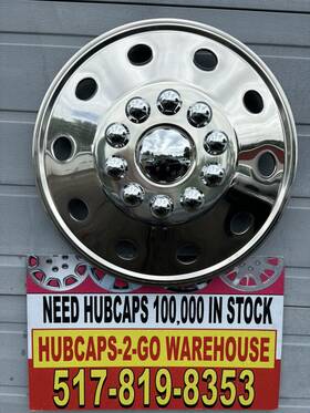 Ford/chevrolet/gmc/dodhe/phoenix Brand Hubcap15 1988-2014 Chrome 10 Lug Motorhome 19.5 Inch New 1 Hubcap Chevy Dodge Rare