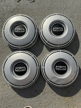 Ct7a-1130-g Ford 4 68-72 F100 Torino 10.5 Inch Silver Painted Steel Dog Dish Hubcaps