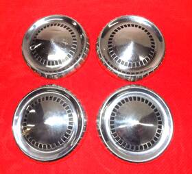 D14a-1130-b Ford 1960 1961 1962 1963 Falcon Bottle Cap Hub Caps 9.5 Inch Hubcap