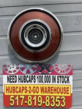 D3sa1130fwa Ford 09/15/1972 1972-76 Thunderbird Burgandy 15 Inch Full Hubcap Rare Beautiful Oem1 Used Nice
