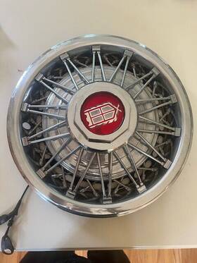 D40z-1130-f Ford 1970s - 1980s Vintage Oem 15 Inch Wire Spoke Hub Cap Mercury Set Of 3