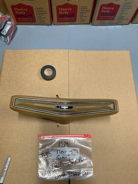 Doaa-3e662-bn Ford 1975 Mercury Comet Tan Steering Wheel Pad - Woodgrain Two Spoke Oem