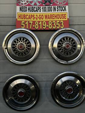 Dsdx1130d Ford 1976-79 Granada Mercury Monarch Used Meshred Hubcaps Set4-14 Inch Beautiful Rare