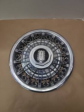E0my-1130-d Ford 1983-89 Mercury Grand Marquis Wire Hubcap 14 Inch Original