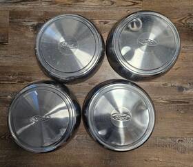 E350-e250 Ford 4 Econoline Van E-250 E-350 Sd Dog Dish Wheel Hubcaps Oem Fomoco