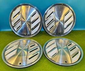 E3zz1130a Ford Foxbody Mustang 14 Inch Retro Hubcaps Set Of 4 1983 1984