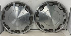 E5dz-1130-a Ford 2 1985 1986 Ltd Crown Vic Aerostar Wheel Covers 14 Inch Hubcaps Stainless Steel