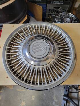 E7dc1000aa Ford 15 Inch Hubcap 1 Mercury Sable 1987-1990 Oem Used Fits Taurus H#859 P#e7dc1000aa