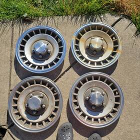 E7ta-1a096-ha Ford Set 4 Bronco F150 Front Hubcaps Wheel Covers Hub Caps 1979 1996 E7ta Van