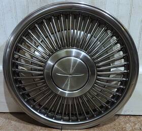 E9sc-1130-ca Ford 1x Oem 1989-1991 Thunderbird Wire Spoke Hubcap Wheel Cover #0t