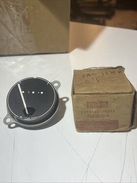 Fac-9273-b Ford Nos Oem 1952 1953 Mercury Dash Oil Pressure Gauge Indicator