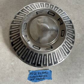 Fd65-66hc Ford 1965 1966 Galaxie 500 Country Squire Hub Cap Dog Dish Hubcaps Oem Set 65 66