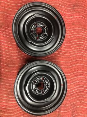 C4sz-1007-a Ford Fomoco Oem Factory Original Case Pair Of Steel Rim Wheel 15 Inch 5.5 15x5.5 1964 64 5x4.5 Pattern