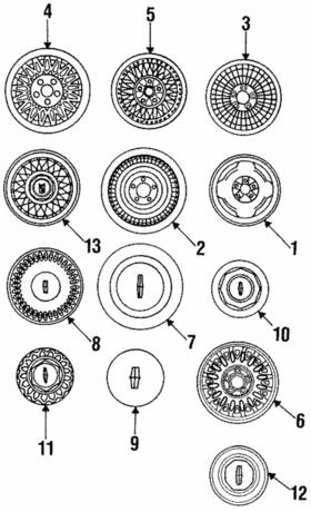 Fovy-1130-a Ford Genuine Cover Wheel
