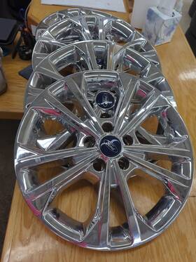 Imp-414x Ford Imp414x Set 4 2017-2019 Escape Se / Sel 17 Inch Chrome Wheel Skin # New