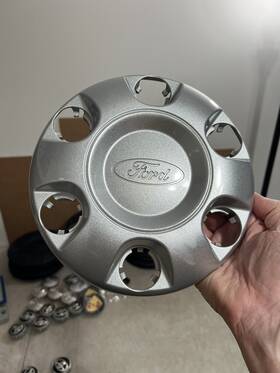 Kk4v-1130-ab Ford 1 19-24 Transit Awd 250 350 Wheel Center Cap Sparkle Silver