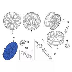 Lj6z-1130-a Ford Genuine Wheel Cover