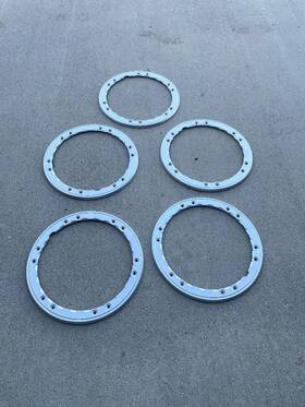 M2dc-1021-j1a Ford Genuine Bronco Sasquatch Oem Trim Ring Kit Fits 21-25 Beadlock