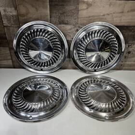 Ford O-1. Ac1 Set 1959 1960 Galaxy Fairlane Thunderbird Ranchero 14 Inch Hubcaps Convertible