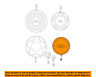 5l2z1130ba Ford Oem Wheel Cover-hub Center Cap