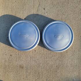 F20a-1130-ta Ford Ua-1130-ta Pair Of 92-10 Econoline E150 F150 Dog Dish Hubcap 15 Inch Hub Cap