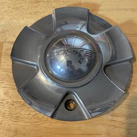 C-031 Forte Wheels Chrome Wheel Center Cap # 1
