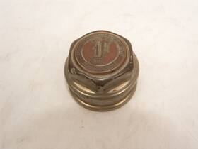 Aa-1137 Franklin 1920 S Automobile Threaded Screw-on Hubcap Hub Grease Cap Nut Antique