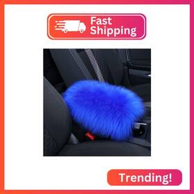 Ck-frienda-262201 Frienda Furry Armrest Cover Auto Center Console Car Soft Pad Real