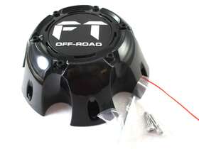 8034l155-3 Ft Off-road #8034l155-3 6 Lug Inch Gloss Blk Custom Wheel Center Cap For 1