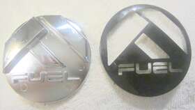 1001-59 Fuel Off-road 1001-59/60-2 Wheel Center Hub Cap Emblem And -1 Chrome Black 2-5/8 Inch