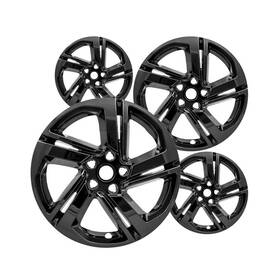 22968931 Fuel Rider Set Of Four 4 18 Inches Gloss Black Abs Wheel Skins Impostors Covers