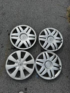 Ccihc-61114-16sl-7sd Fuel Rider Set Of 4 Hubcaps 16 Inch Silver Abs Wheel Covers For 2002 - 2006 Toyota Camry