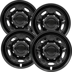 Cciws-bc3z1015c-17gb-5sc Fuel Rider 4 Ice Black 17 Inch Impostor Wheel Skins For 10-21 Ford Superduty 250/350 Rim Covers