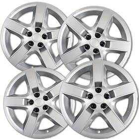 Cs-tny-wchc-3277-17sl Fuel Rider Set Of 4 Hubcaps 17 Inch Silver Abs Wheel Covers For 2008 - 2012 Chevrolet Malibu