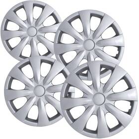 Frhc-61147-15sl Fuel Rider Set Of 4 Hubcaps 15 Inch Silver Abs Wheel Covers For 2009 - 2013 Toyota Corolla
