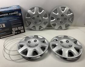 Kt895-13sl-d1 Futura Minor Cosmetic Scuffs - Kt895-13sl 13 Inch Wheel Cover Set #1 R13