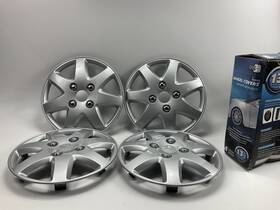 Kt962-13sl-d7 Futura Cosmetic Damage #7 Kt962-13sl Universal 13 Inch Wheel Cover Set - Silver