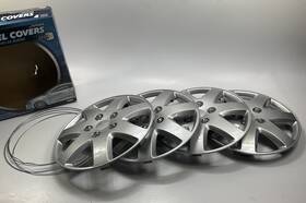 Kt962-15sl-d Futura Cosmetic Scratch Scuffs Kt962-15sl Universal 15 Inch Wheel Cover Set - Silver