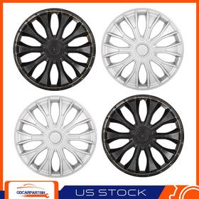 Gdcarpartsin Gd18505401car 16 Inch Set Of 4 Wheel Covers Full Hub Caps Rim Skins Snap On For R16 Tire And