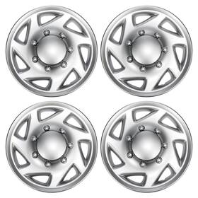 Jyus4482620visor5er Gearzaar 4pcs New For Ford E350 E450 Econoline Van 16 Inch Full Wheel Covers Hub Caps